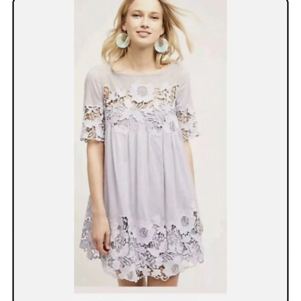 HOLDING HORSES  Purple lilac Flutter Sleeve Dress